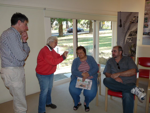 Peter Read, Sharyn Halls, Merle Willaims and Shane Smithers at the Gully, Katoomba